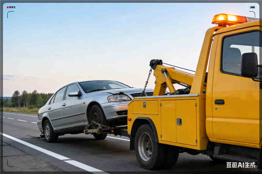 兴隆台拖车救援电话【案例】